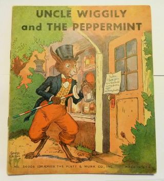 Platt & Munk Booklet - 1939 Uncle Wiggily And The Peppermint 3600b
