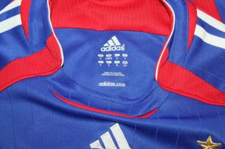 ADIDAS FRANCE 2006 WORLD CUP HOME FOOTBALL SHIRT SOCCER JERSEY ADULT SMALL 3