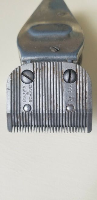 Vintage Electric Hair Clipper Van Osdel Wizard Hair Cutter Patented 1925 No Cord 2