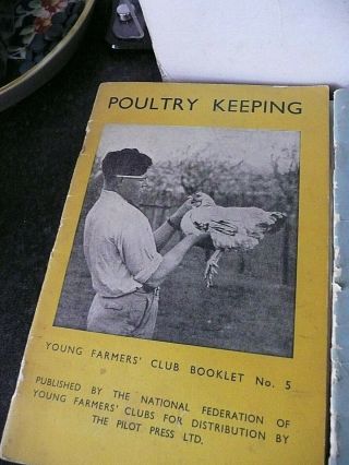1946 Vintage Farming - Young Farmers Club Booklets poultry,  ducks/geese/grassland 2