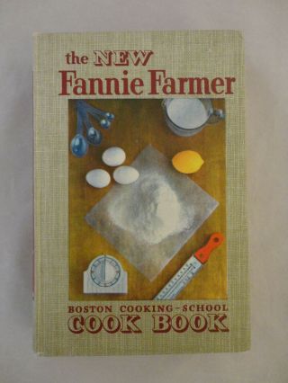 Vintage 1951 The Fannie Farmer Boston Cooking School Cook Book (830)