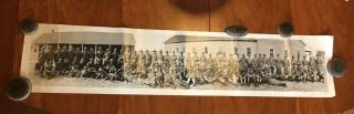 Vintage Yard Long Photo Military 1917 25th Us Cavalry Ft Da Russell Wyoming