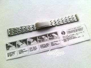 Watch Band.  Vintage Ussr 70 - 80 S.  Stainless Steel Bracelet Nos