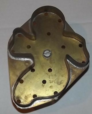 Vintage Cookie Cutter D & E Spec Co.  Brass Ghost Cookie Cutter 5 1/2 Inch