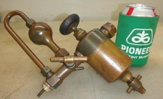 Swift Lubricator Co Hydro - Static Oiler For An Antique Steam Engine Brass & Old