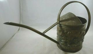 Vintage Small Brass Watering Can Made In England