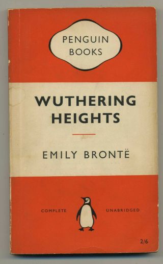 Wuthering Heights By Emily Bronte Vintage 1956 Penguin P/b Book C4