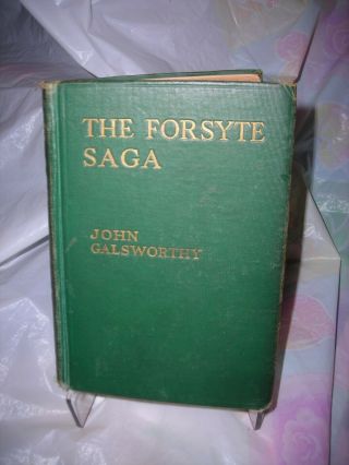 Book,  " The Forsyte Saga,  By John Galsworthy,  1926 Publication