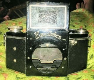 Vintage Exakta Vp Model B Camera Black Metal Body No Lens Fair To