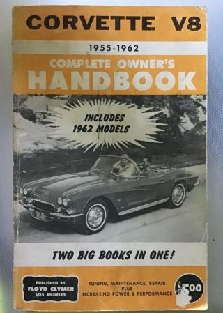 Vintage Edition 1955 - 1962 Corvette V8 Complete Owner 