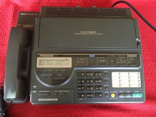 Vintage Panasonic KX - F250 Telephone Answering Machine System with Fax 2