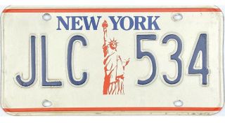 99 Cent York Statue Of Liberty License Plate Jlc534