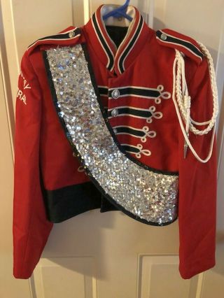 Vtg Parkway Central High School Marching Band Uniform Jacket Chesterfield Mo