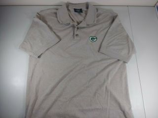 Green Bay Packers Lee Sports Mens Polo Shirt Large Vintage Nfl Football