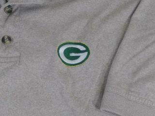 Green Bay Packers Lee Sports Mens Polo Shirt Large Vintage NFL Football 3