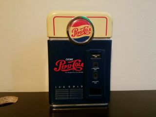 Vintage 1996 Pepsi Cola Retro Soda Pop Machine Coin Sorter Bank