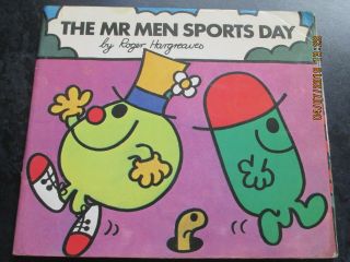The Mr Men Sports Day By Roger Hargreaves Vintage Book From 1977 1st Edition