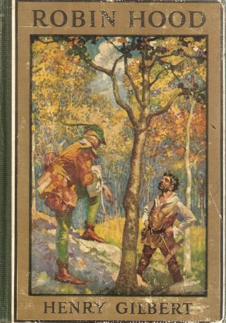 Vintage Robin Hood Hardcover Book By Henry Gilbert Golden Books For Children