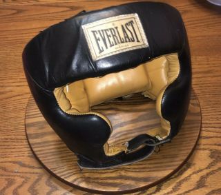 Vintage 1994 Leather Everlast Boxing Helmet 4040