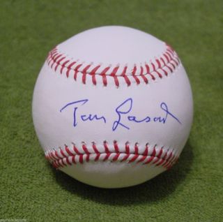 Tommy Lasorda Signed/autographed Oml Baseball Los Angeles Dodgers Hof W/coa C