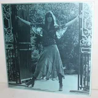 Carly Simon Anticipation Vintage Vinyl Record Lp Album 1971 Elektra Eks - 75016