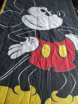 Vintage Disney Mickey Mouse Twin Comforter