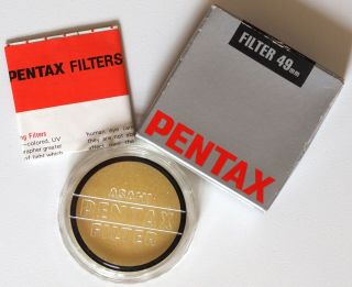 Vintage Asahi Pentax 49mm Uv Lens Filter In Package | 35011 49 Takumar