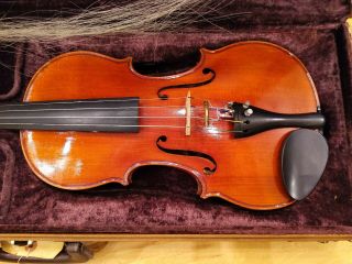 Vintage Roth Model 120 - R Violin With Case And Bow