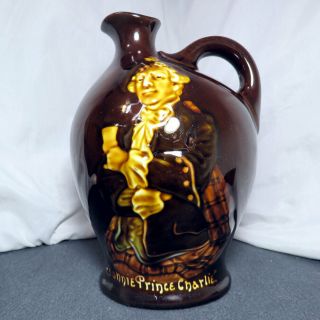 Vintage Royal Doulton Kingsware Dewars Flask Bonnie Prince Charlie - Restored