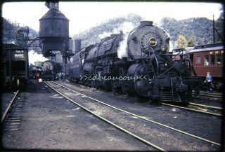 Railroad Slide Norfolk & Western N&w 2168 Yaeger Wv 1959