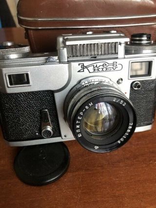 Kiev 4 A Vintage Russian Camera Jupiter 8m Lens Ussr Prefectly