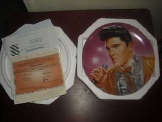 Vintage 1988 Bradex Elvis Presley " Looking At A Legend " Delphi Collector 
