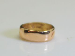 Tiny Vintage Estate 14k Rose Gold Baby Band/ring Slide Bracelet/ring Not Scrap