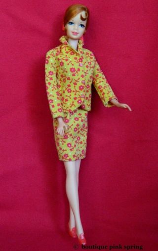 Vintage Mod Stacey Long Red Hair Tnt Barbie Doll W/ Travel Togethers