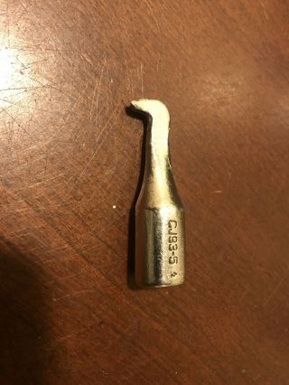 Vintage Snap On Tool Us Puller Attachment Cj93 - 5 Slide Hammer Seal Bearing Hook