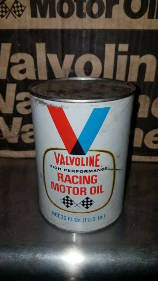 Vavoline Racing Motor Oli Full Checkered Flag 1960 