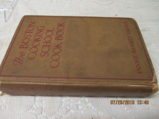 Vintage Hb Book - The Boston Cooking School Cook Book 1936