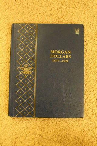 Vintage Whitman Album - Morgan Dollars 1897 - 1921 Coin Book Binder Folder Album