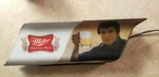 Vintage Miller High Life Beer Sign Lighted 70s