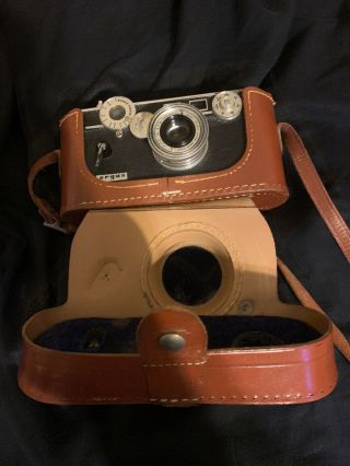 Vintage Argus C3 “the Brick” 35 Mm Camera Argus Coated Cintar 50mm F3.  5 Lens