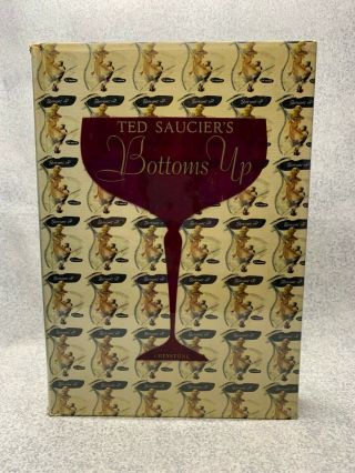 Vintage Pin Up Girls 50s Cocktail Bar Guide Book Nude Illustration Bottoms Up