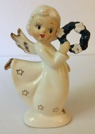 Vintage Shafford Angel Figurine Hand Decorated 5b/203 Made In Japan 5 1/4 "