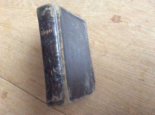 Antique Miniature Leather Bound Book Of Common Prayer - Date Unknown 1889?
