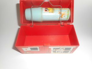 VINTAGE 1962 Fisher - Price Mini Plastic Lunch Box and Thermos Barn Farm 3
