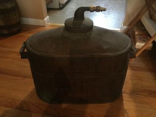 Antique Vintage Copper Moonshine Alcohol Still w/ Boiling Pot 3