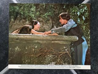 Romeo And Juliet Vintage 1968 Movie Film Photo 1 Olivia Hussey Leonard Whiting