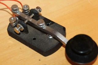 Vintage Telegraph Signal Key Keyer Bug Morse Code Speedx Speed X 2