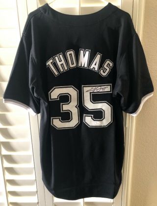 Frank Thomas Autographed Chicago White Sox Jersey Jsa