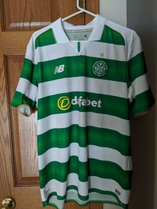 Balance Celtic Scotland Home Football Soccer Jersey Size Xl