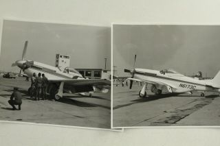 Vintage Us Air Force Photos Airplane Plane Vern Peterson Limited P51 Mustang